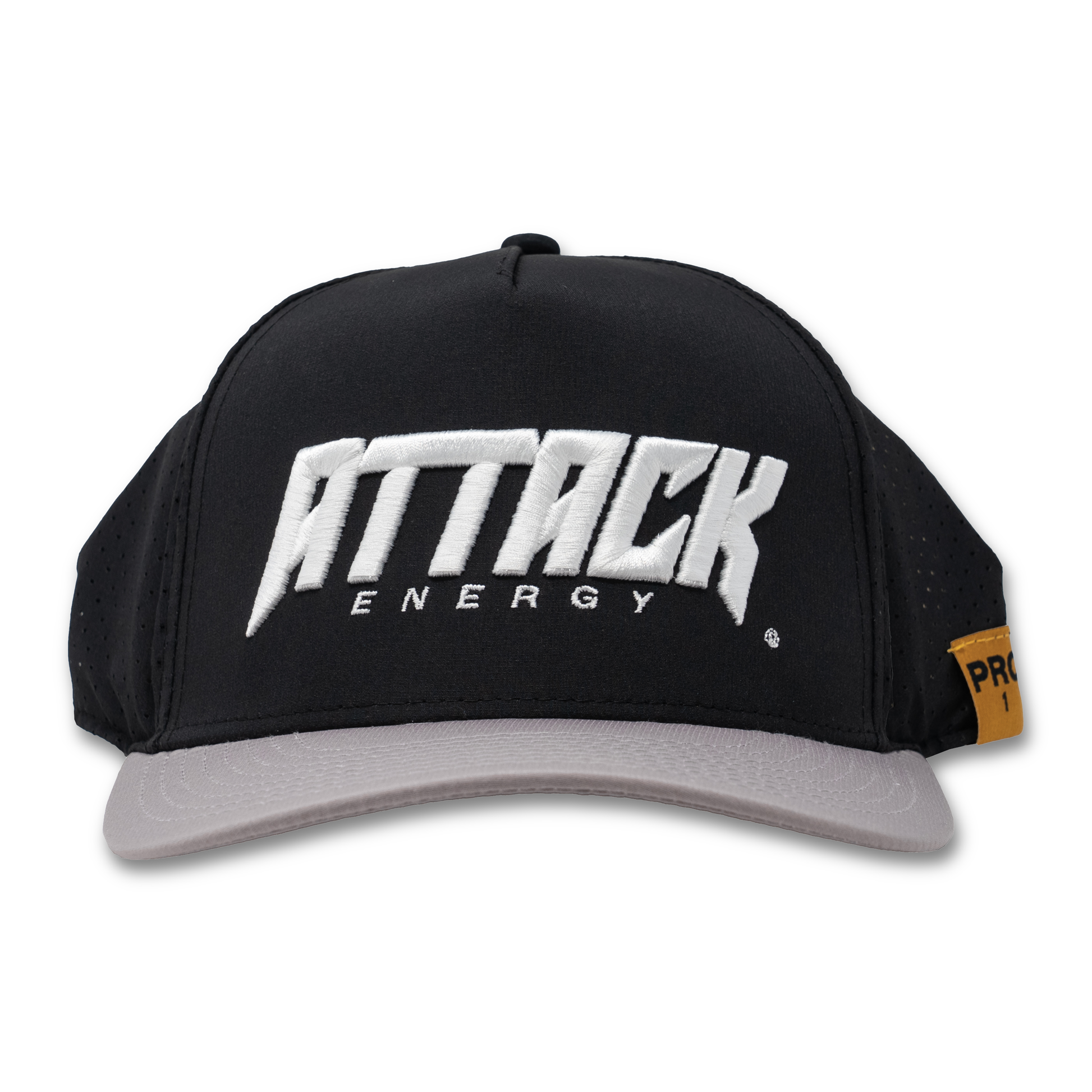 Black Attack Energy Pro Hat – front view