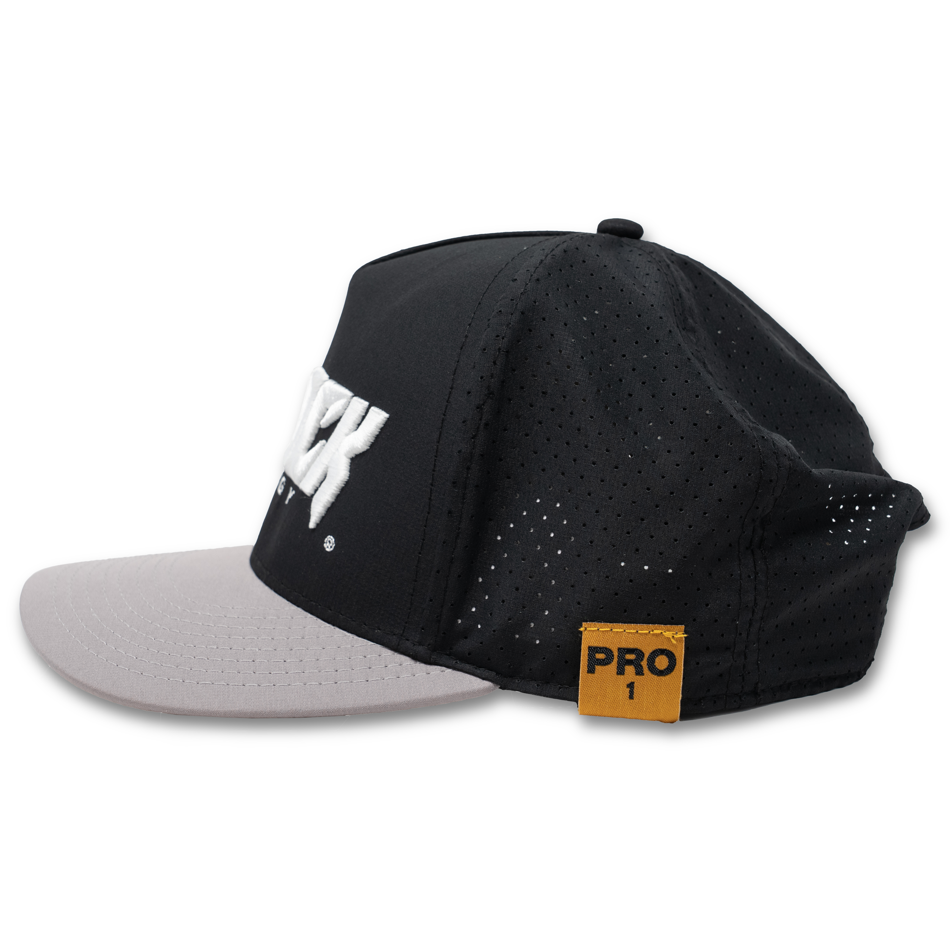 Black Attack Energy Pro Hat – side view