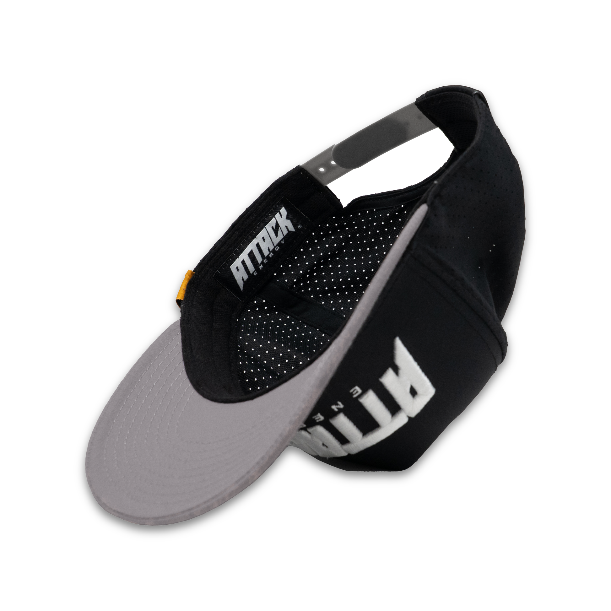 Black Attack Energy Pro Hat – under view