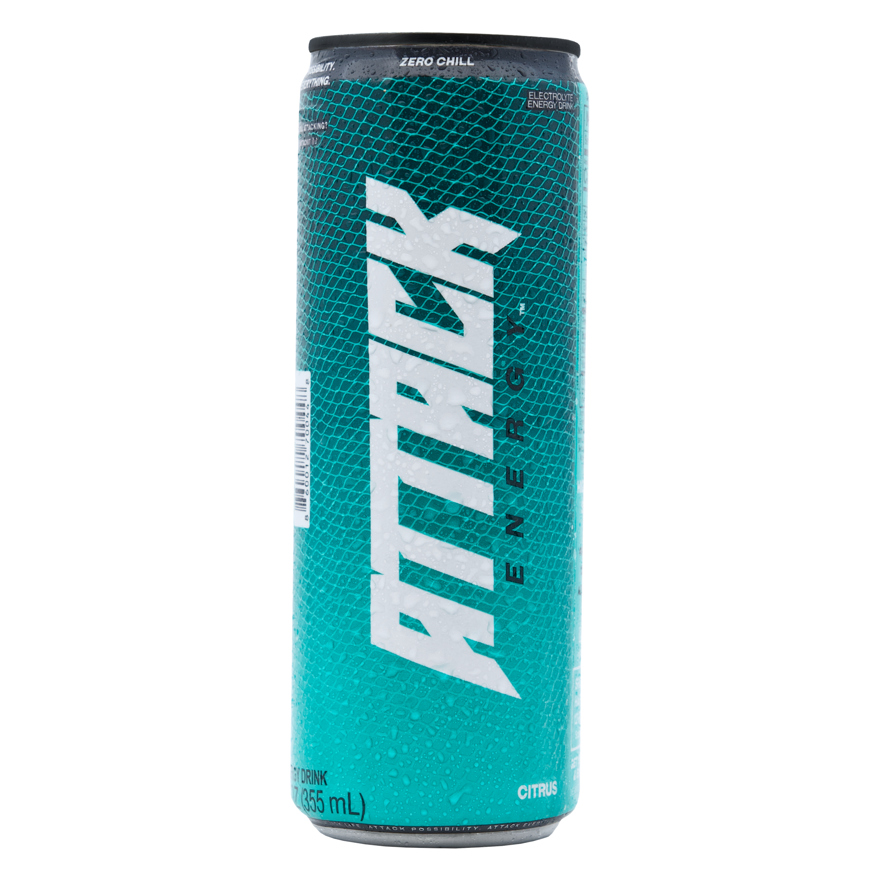 Attack Energy Can Citrus Back Logo
