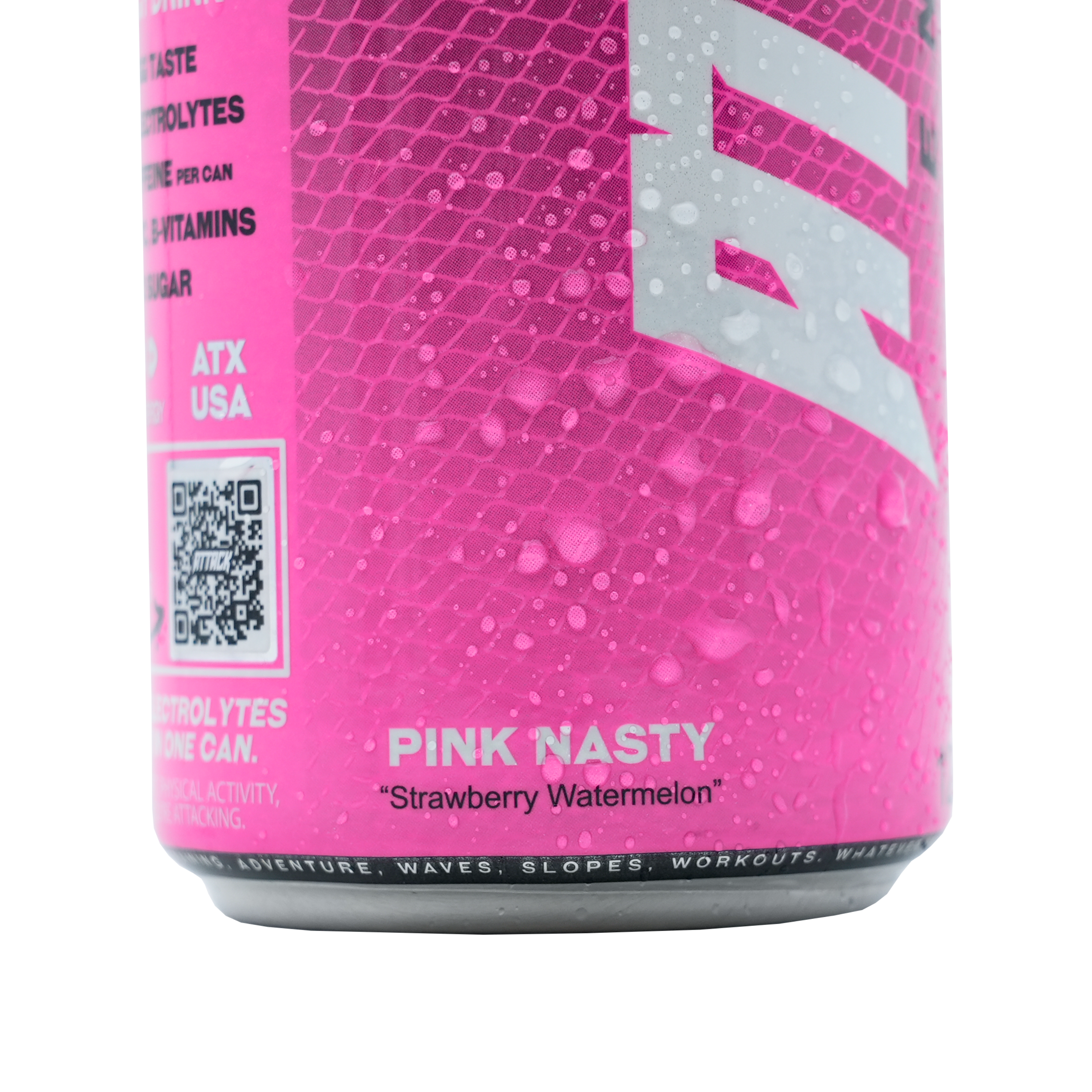 Attack Energy Can Pink Nasty Flavor