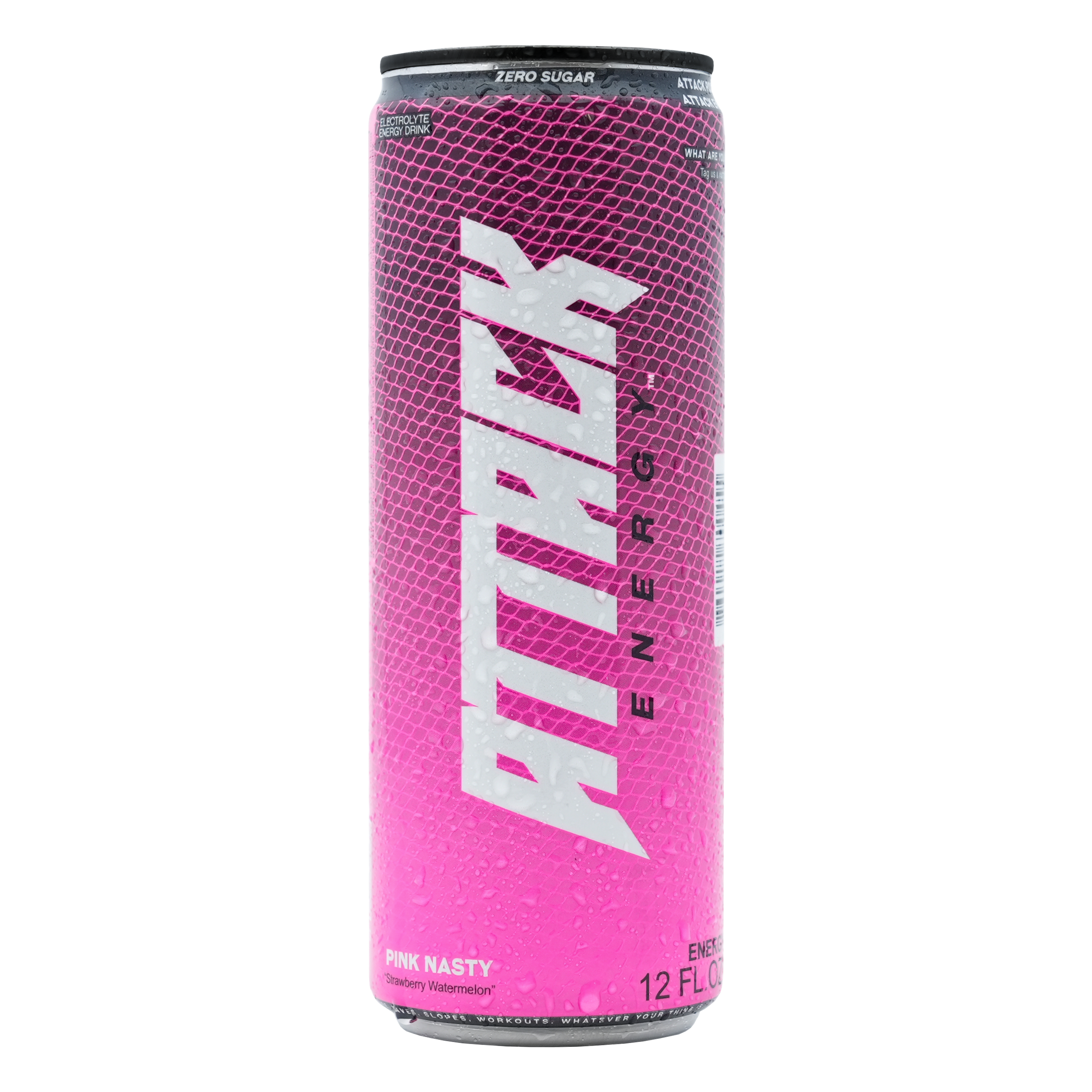 Attack Energy Can Pink Nasty Front