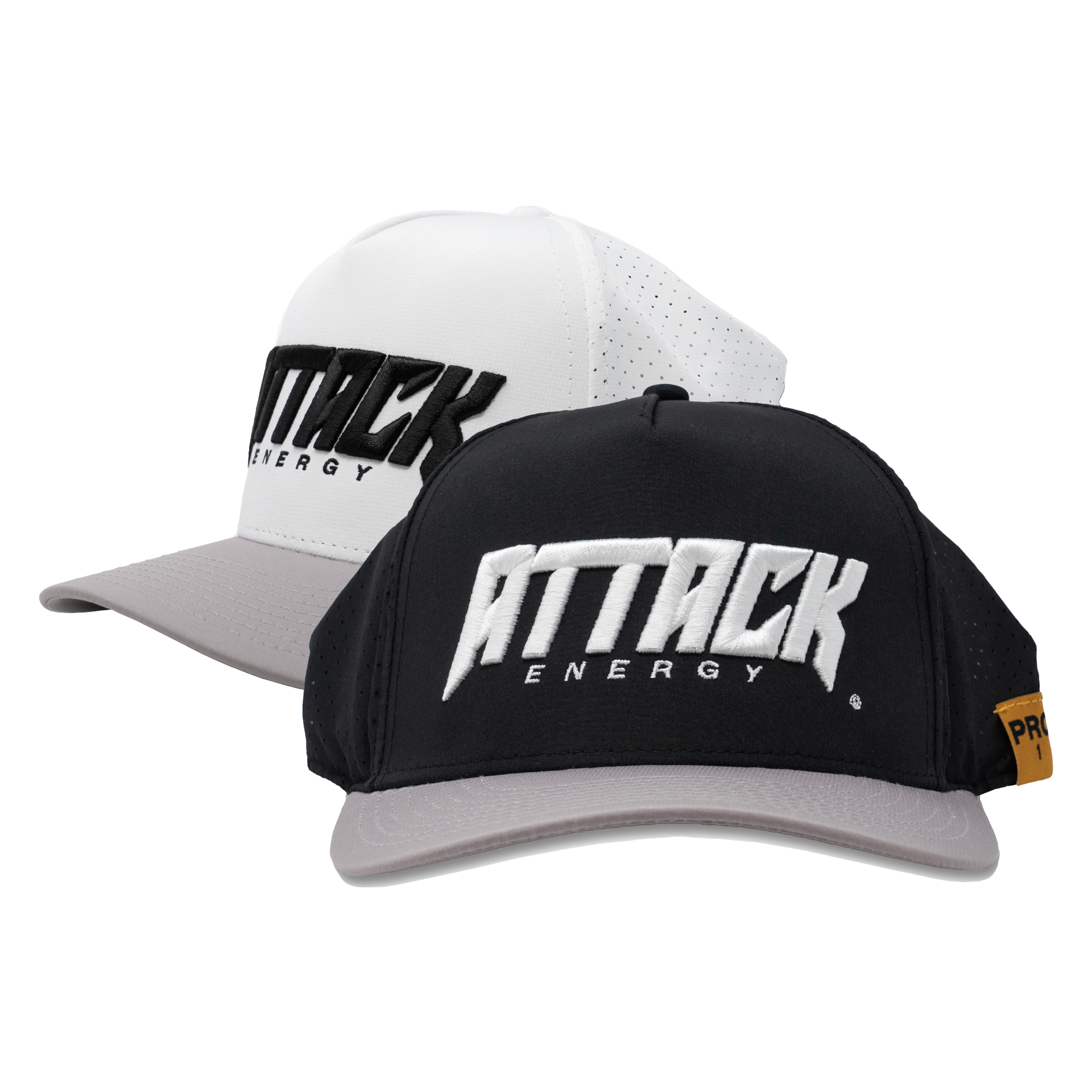 Attack Energy flat bill hat black